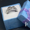 (AE - 52) .925 Plata Anillo con forma de Infinito. - JoyeriaParis