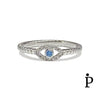 (AE - 53).925 Plata Circonita Cubica Azul Ojo Turco - JoyeriaParis