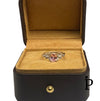 (AE - 74) .925 plata anillo con circonia color rosa con mariposas. - JoyeriaParis