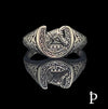 (ALP - 06) .925 Plata Anillo Caballo Unisex - JoyeriaParis