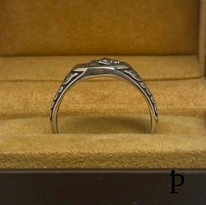 (ALP - 06) .925 Plata Anillo Caballo Unisex - JoyeriaParis