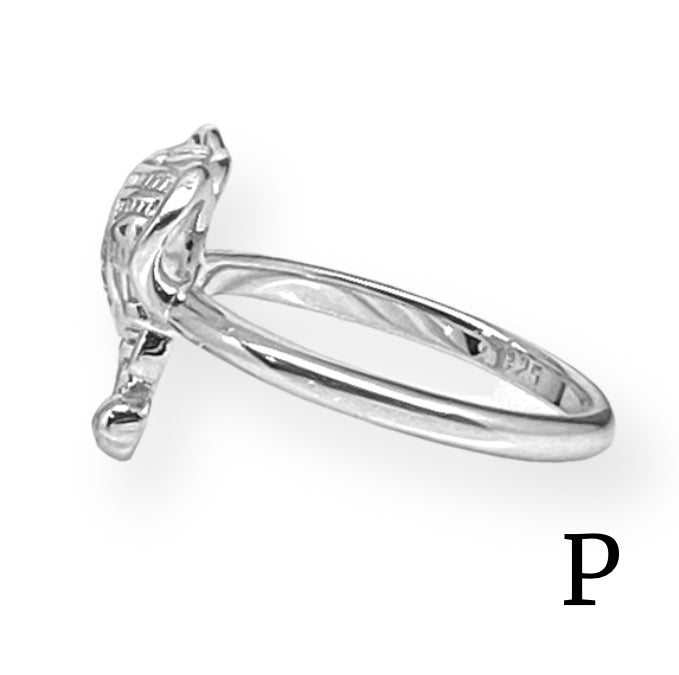 (ALP - 09).925 Anillo Cabeza Elefante - JoyeriaParis