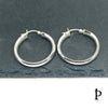 (ALP - 49) .925 Plata Aretes De Gancho - JoyeriaParis