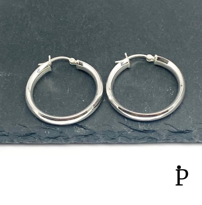 (ALP - 49) .925 Plata Aretes De Gancho - JoyeriaParis