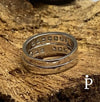 Anillo De Plata De Ley Set Circonita Cúbica de Corte Redondo - JoyeriaParis