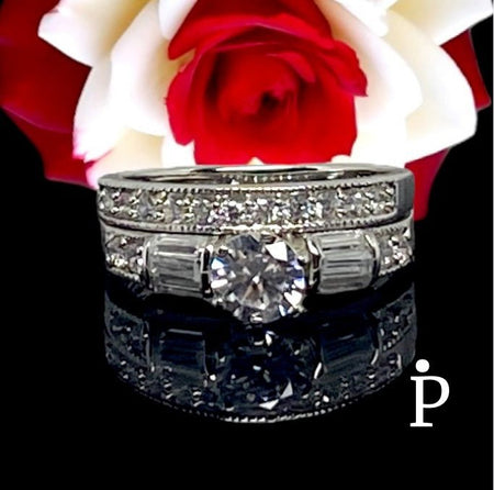 Anillos De Plata De Ley De bodas Con Circonita Cubica - JoyeriaParis