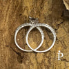 Anillos De Plata De Ley De Compromiso Doble Banda Con Circonita Cubica - JoyeriaParis