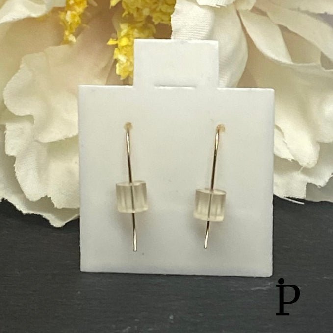 (AO - 28) 14K Aretes Oro Amarillo - JoyeriaParis