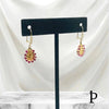 (AO - 47) 14K Aretes Virgen de Guadalupe - JoyeriaParis