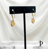 (AO - 47) 14K Aretes Virgen de Guadalupe - JoyeriaParis