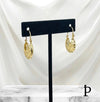 (AO - 53) 14K Aretes Oro Amarillo Basket - JoyeriaParis