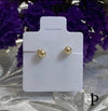 (AO - 72) 14K Aretes Oro Amarillo - JoyeriaParis