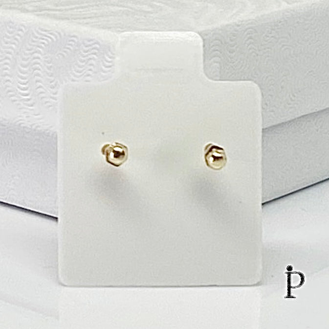 (AO - 91) 14K Aretes Oro Amarillo Colibri - JoyeriaParis