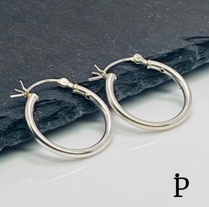 (AP - 04) .925 Plata Aretes Arracadas - JoyeriaParis