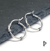 (AP - 41) .925 Plata Arracadas Bali - JoyeriaParis