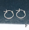 (AP - 51).925 Plata Aretes Arracadas - JoyeriaParis