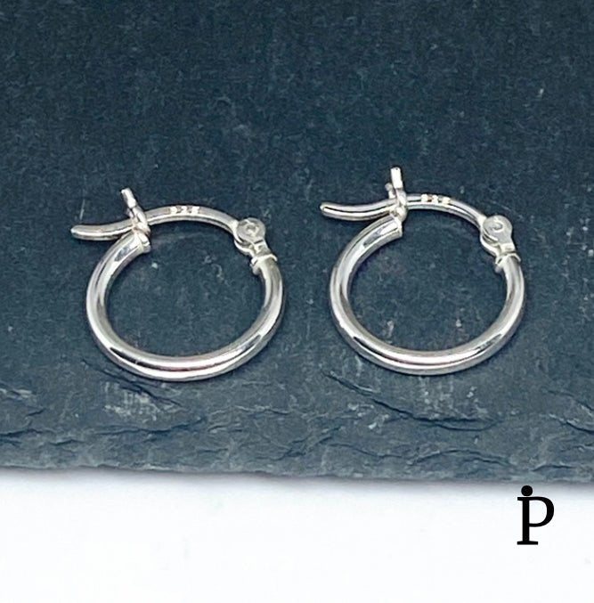 (AP - 51).925 Plata Aretes Arracadas - JoyeriaParis