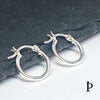 (AP - 51).925 Plata Aretes Arracadas - JoyeriaParis