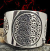 (APH - 03).925 Plata Anillo Calendario Azteca - JoyeriaParis