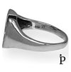 (APH - 24).925 Plata Anllo Pasra Hombre Con Forma De Herradura - JoyeriaParis