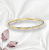 (BZO - 04) 14 K Brazalete oro amarilo con broche - JoyeriaParis