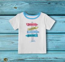 (RNN - 80) Playera para niño 2 años con estampado - JoyeriaParis