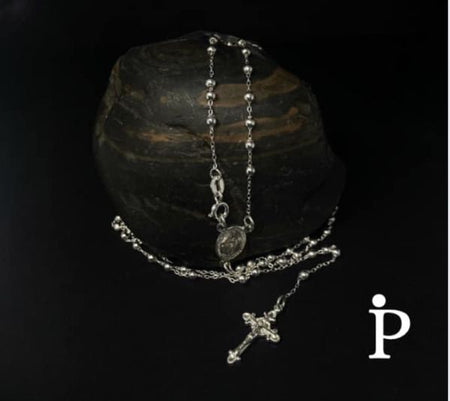 (ROS - 04) Rosario .925 Plata - JoyeriaParis