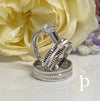 T - 8 Trio de Anillos en .925 Plata. - JoyeriaParis