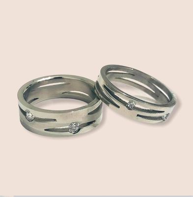(UA-10)Stainless Steel Rings. 