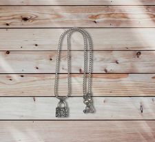 20” antique style stainless steel chain for men2