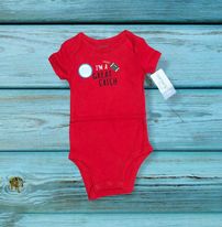 (RNN-08) Romper for baby 6 months in red print